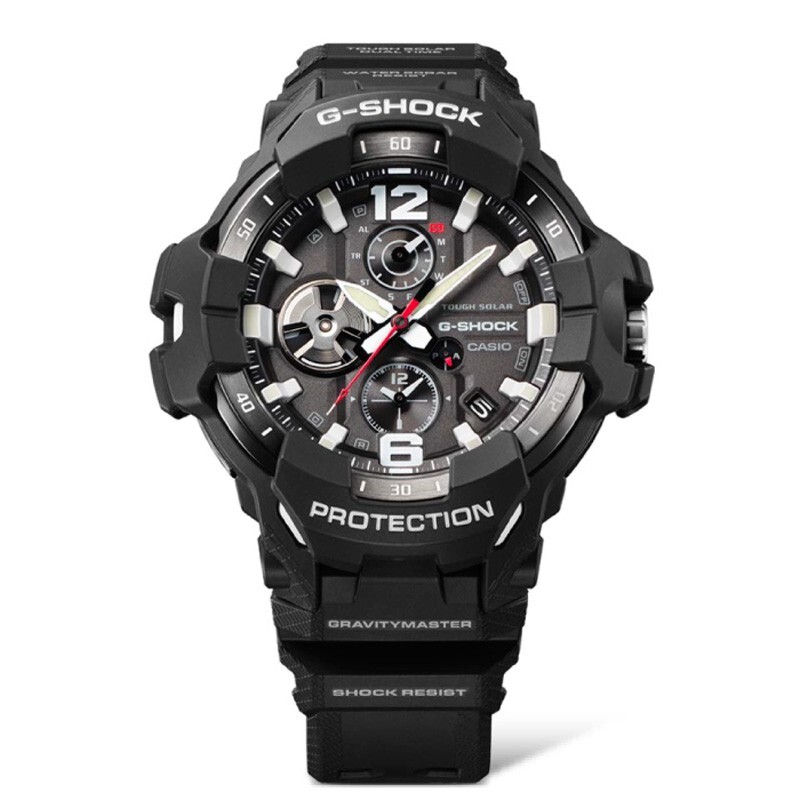Pre-owned Casio G-shock Gr-b300-1ajf Gravitymaster Master Of Air Bluetooth Men Watch