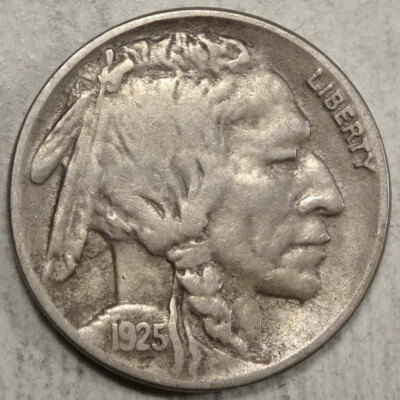 1925-D Buffalo Nickel, Very Fine, Better Date    1228-19