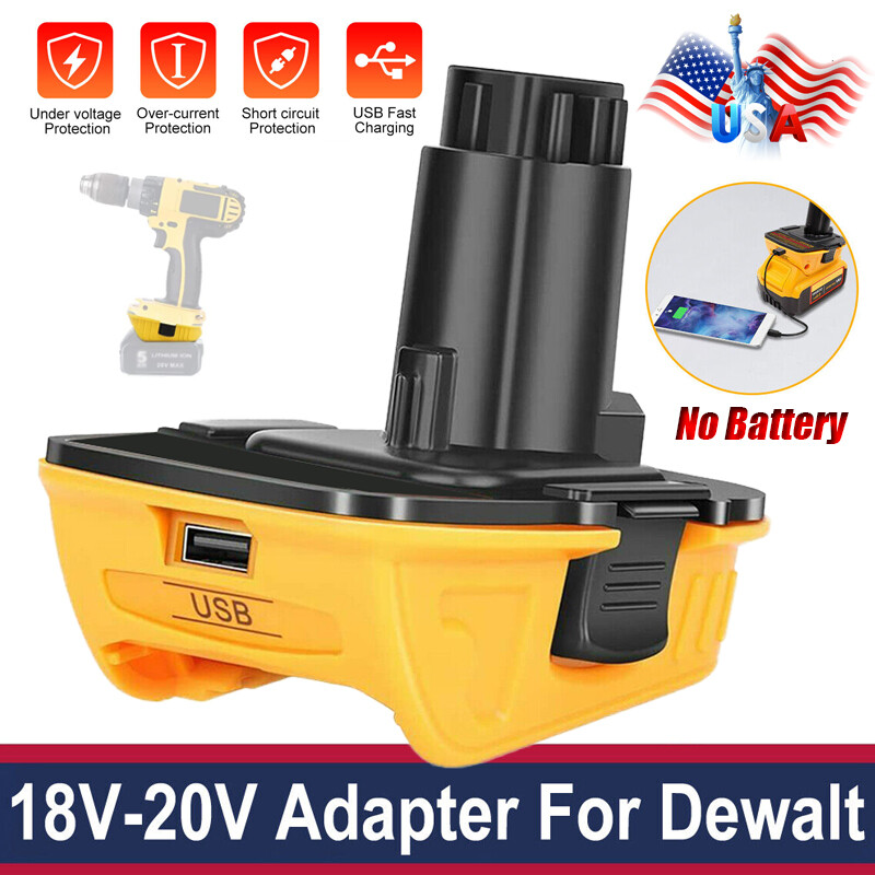 1-4&times; For DEWALT DCA1820 20V Battery Adapter Converter 18V to 20V Max Li-Ion Tool