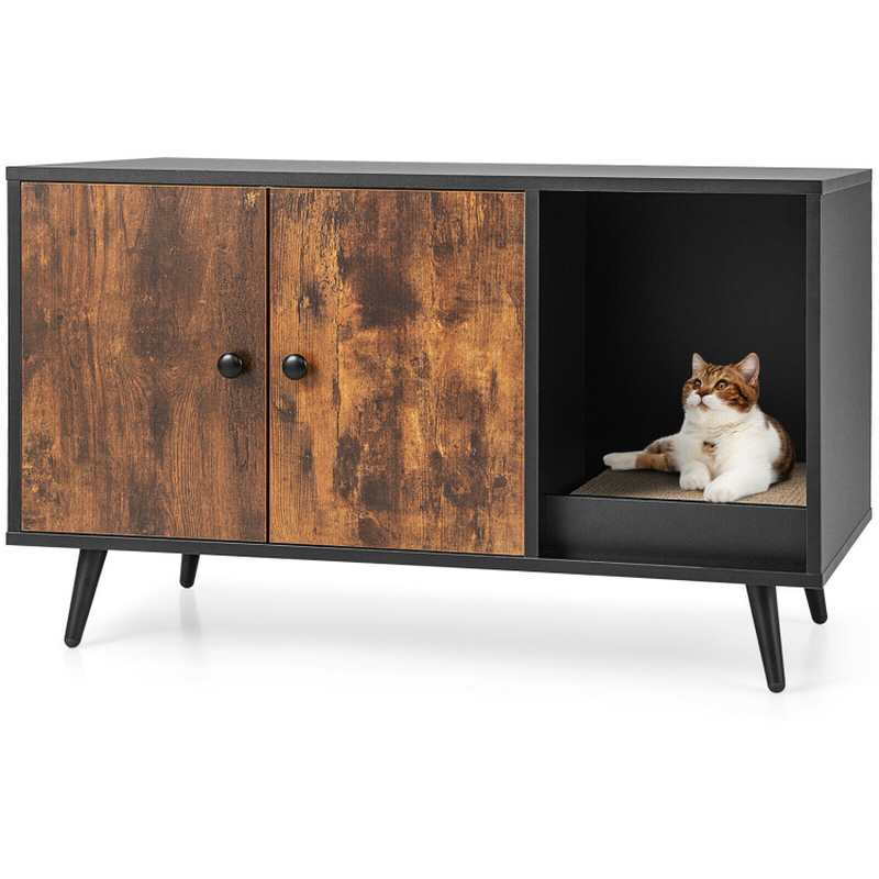 Enclosure With Double Door Cabinet