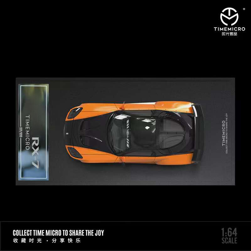 TIME MICRO 1:64 RX-7 Veilside Fast & Furious Orange Diecast
