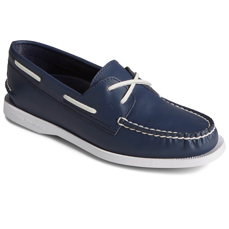Sperry Аутентичные оригинальные 2-глазные женские кожаные полуботинки лодочные туфли STS87541