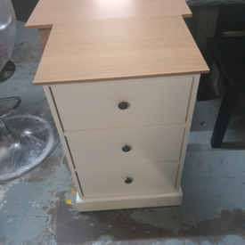 Upcycled Industrial Chic Stag Minstrel 7 Drawer Tallboy Chest