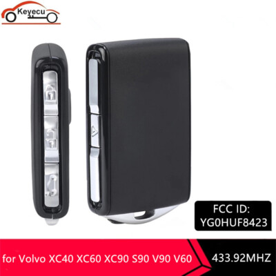 Replacement 4Button for Volvo 2016-2021 Smart Key Remote Fob FCC ID: YGOHUF8423