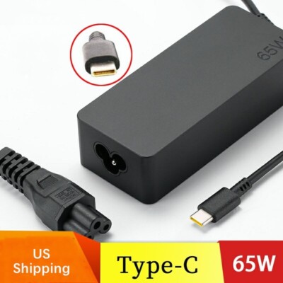 65W USB-C Type-C  Adapter Charger For Lenovo ThinkPad X1 Carbon Yoga ADLX65YDC2A