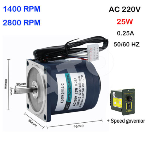 220V AC High-speed Motors Micro Silent Motor CW/CCW 25W 50 220V AC High-speed Motors Micro Silent Motor CW/CCW 25W 50