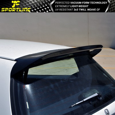 Fits 92 95 Honda Civic 3 Door Hatchback Spn Style Roof Spoiler