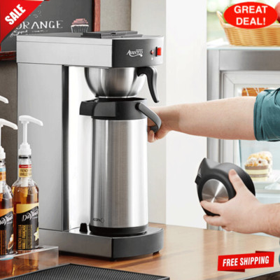 Compact Pourover Airpot Hot Coffee Maker Brewer Restaurant Commercial Office NEW