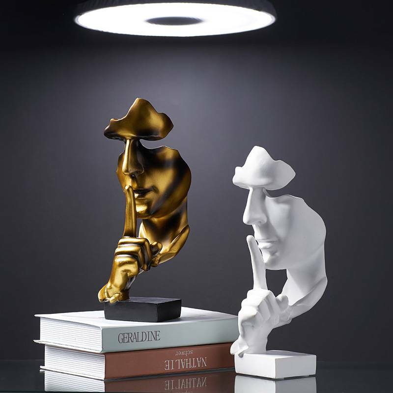 Retro Charakter Skulptur Deko Figur Geschenk Haushalt Restaurant Dekoration