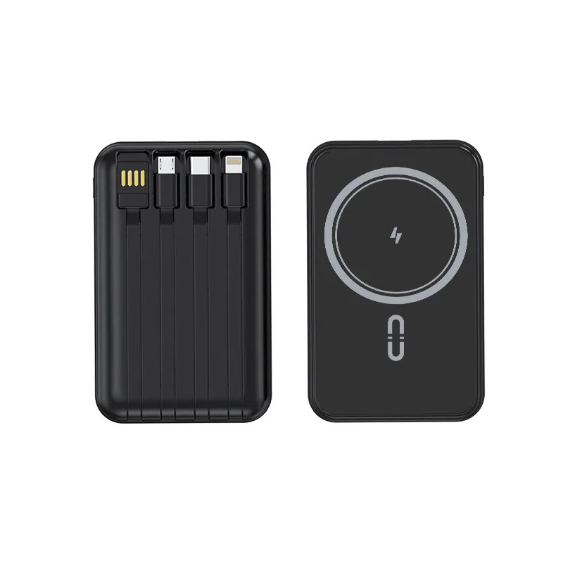 30000mAh Power Bank Magnetic Battery Pack Wireless Charger for iPhone 15/14/13