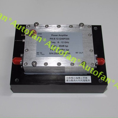 PA-8-12-G40P33S 8-12GHz 40dB 2W RF microwave amplifier/X-band/brand new