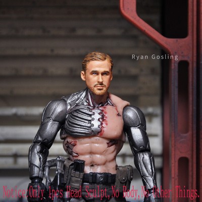 Delicate Paint 1/18 Scale Blade Runner Ryan Gosling Head Sculpt Fit 3.75'' Figure