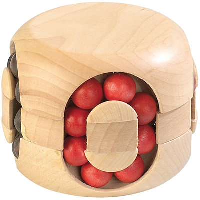 Holz Rätsel: Geduldspiel aus Holz - Magic Beads (Geduldsspiele)