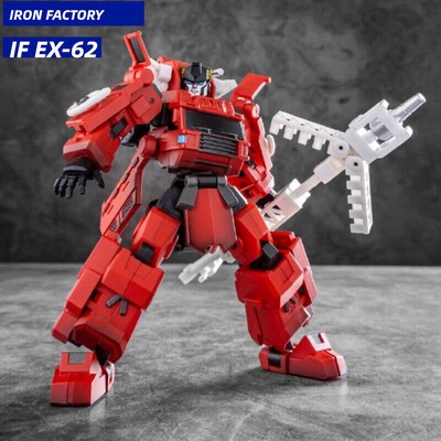Iron Factory IF EX-62 Inferno Iron Samurai Akataki Mini Action Figure W/Box 10CM