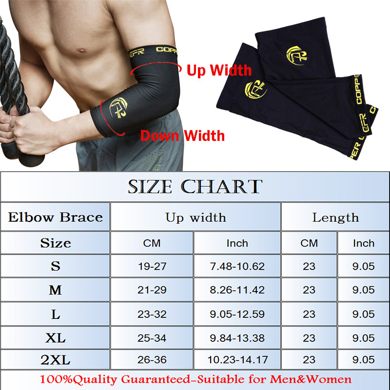 ️ Copper CFR Knee Support Brace for Copper Elbow Compression Sleeve