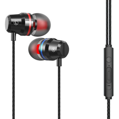 HIFI Bass Stereo Wired Earbuds Headset In-Ear Earphone Headphone MIC 3.5mm