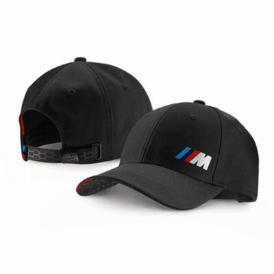 Genuine BMW M Logo Cap with Red Trim - Black. Brand New OEM