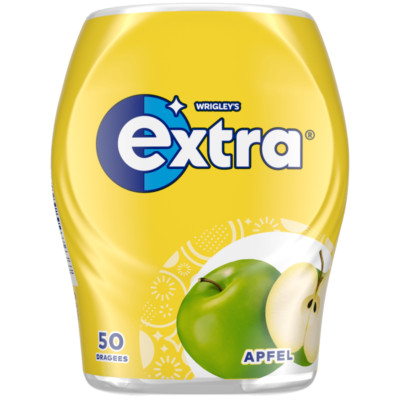 Wrigley's EXTRA Apple falvored Chewing gum -50pc-FREE SHIPPING