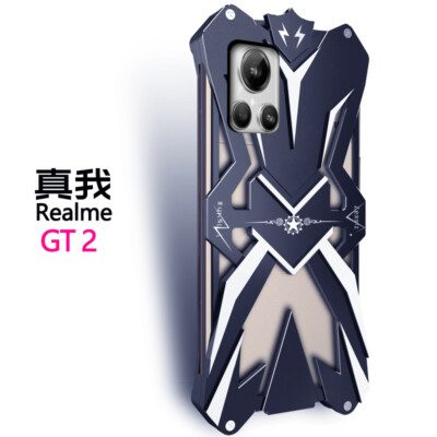 For Realme GT5 11X Pro + GT2 Pro Neo5 Powerful Metal Armor shockproof Back Case