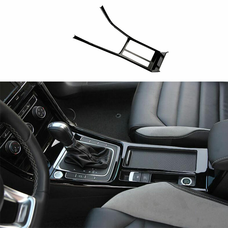 For VW Golf MK7/7.5 14-19 Gloss Black Center Console Gear Shift
