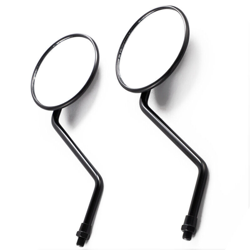 2PCS Retro Motorcycle Mirror Dirt Bike Rearview Side Mirrors fits 10mm Thread