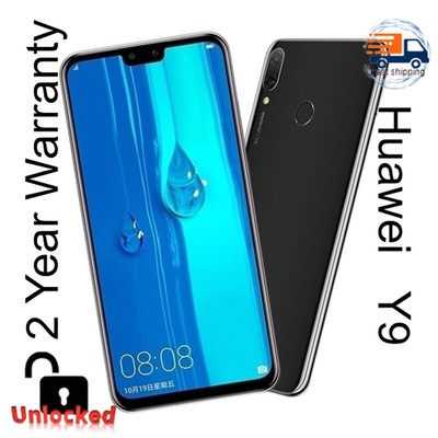 Huawei Y9 128GB 4000mAh Android 9.0 Unlocked 13MP Dual Rear Camera 6.5inch