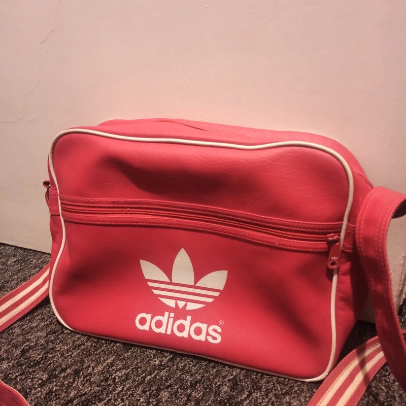 Adidas Originals Messenger Bag Navy Blue Trefoil Logo