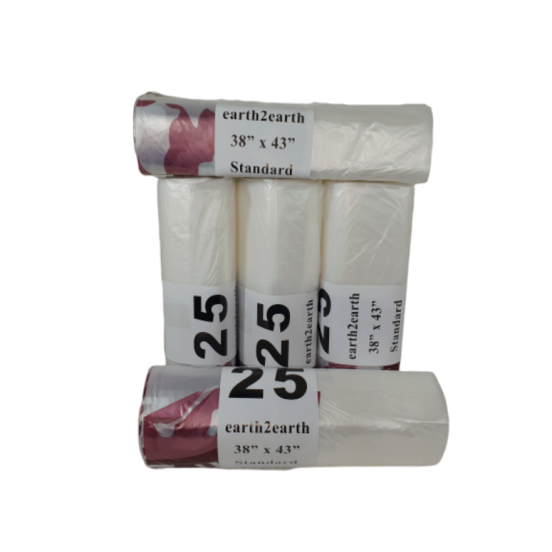 Clear Biodegradable Refuse Sacks Earth2Earth 38