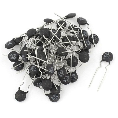 NTC Thermistors 5 Ohm 3A Surge Current Limiting 50pcs Power Resistors