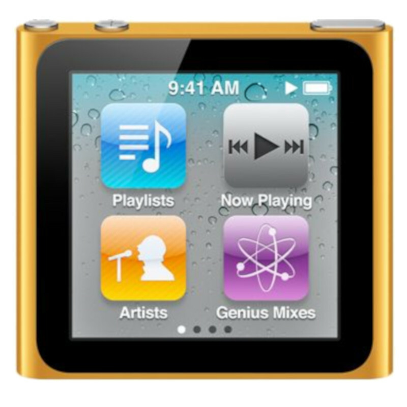 Apple iPod Nano 6th Generation Orange 16 GB - Pristine Condition (A)