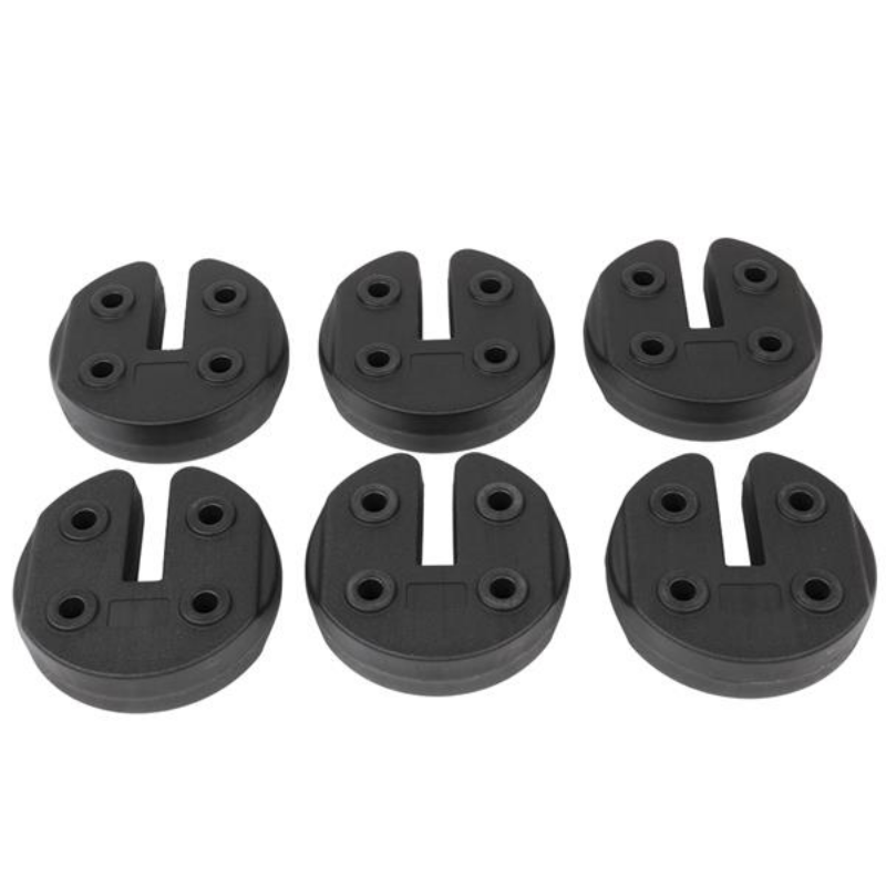 US New 6pcs Tent Shade Canopy Water Fillable Weight Plates Black