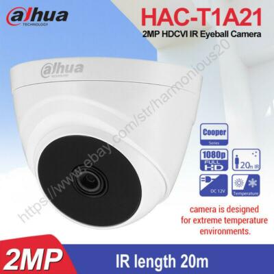 Dahua Eyeball Camera DC12V 2.8mm 3.6mm 6mm Lens HAC-T1A2 HD CVI IR 12MP 1080P 