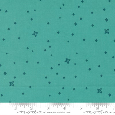 Cadence Twinkle Teal by Crystal Manning for Moda 1/2 Yard