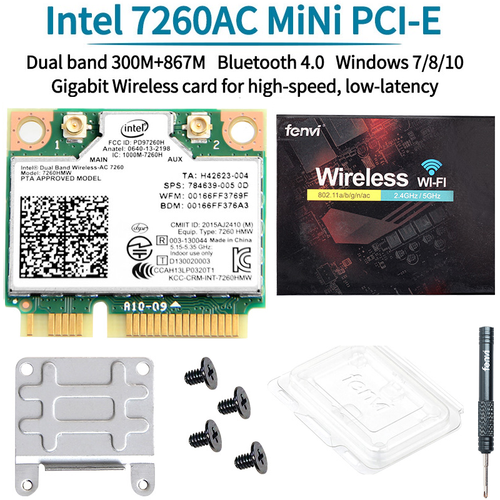 拡張カード Intel Wireless-AC 7260 for desktop Amazon.com: Intel 7260.HMW Dual Band Wireless-AC 7260