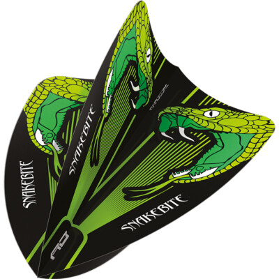 Red Dragon Peter Wright Snakebite Flights Hardcore Standard, V-Standard Darts