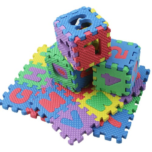 36pcs Alphabet & Numerals Baby Kids Play Mat Educational Toy Soft Foam Mats New
