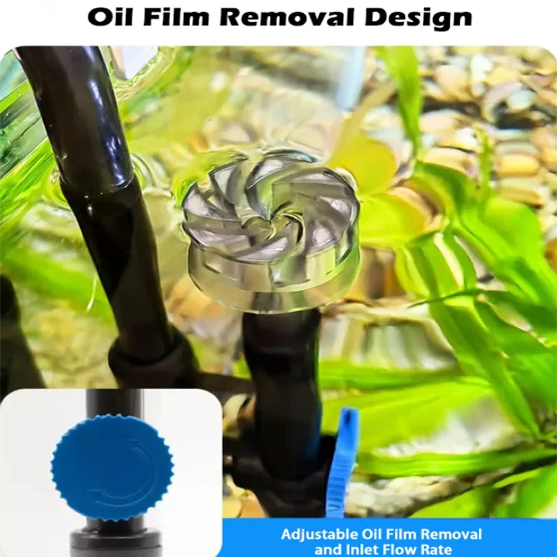 New 3 in 1 Fish Tank Filter YBF-500 Oxygen Filtration Integrated Machine Water P