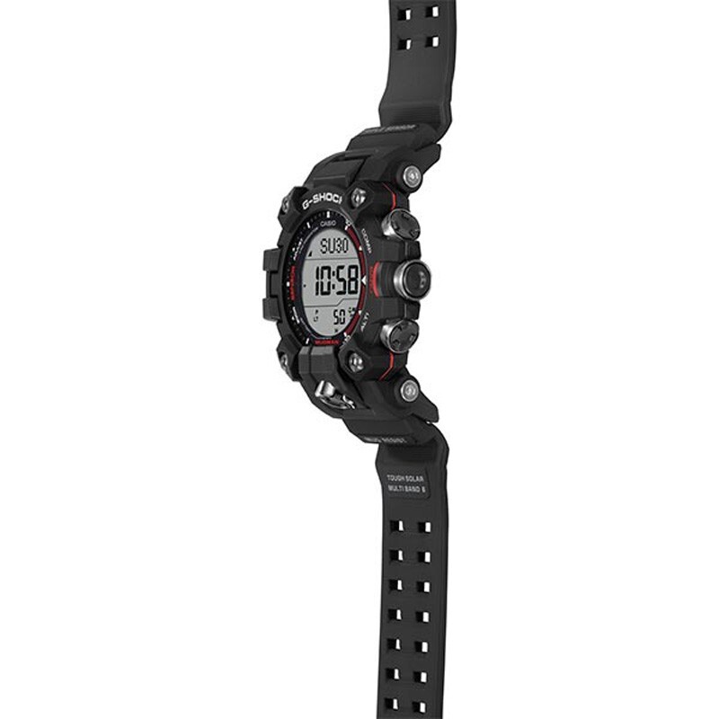 Pre-owned Casio G-shock Mudman Gw-9500-1jf Master Of Carbon Core Atomic Solar Men Watch