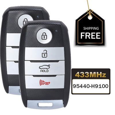 2x for KIA Rio 2018 2019 2020 21 Smart Keyless Remote Key Fob 433MHz 95440-H9100