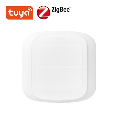 Tuya ZigBee/WiFi Smart Switch 2 Gang 6 Scene Push Button Wall Switch Module Smar