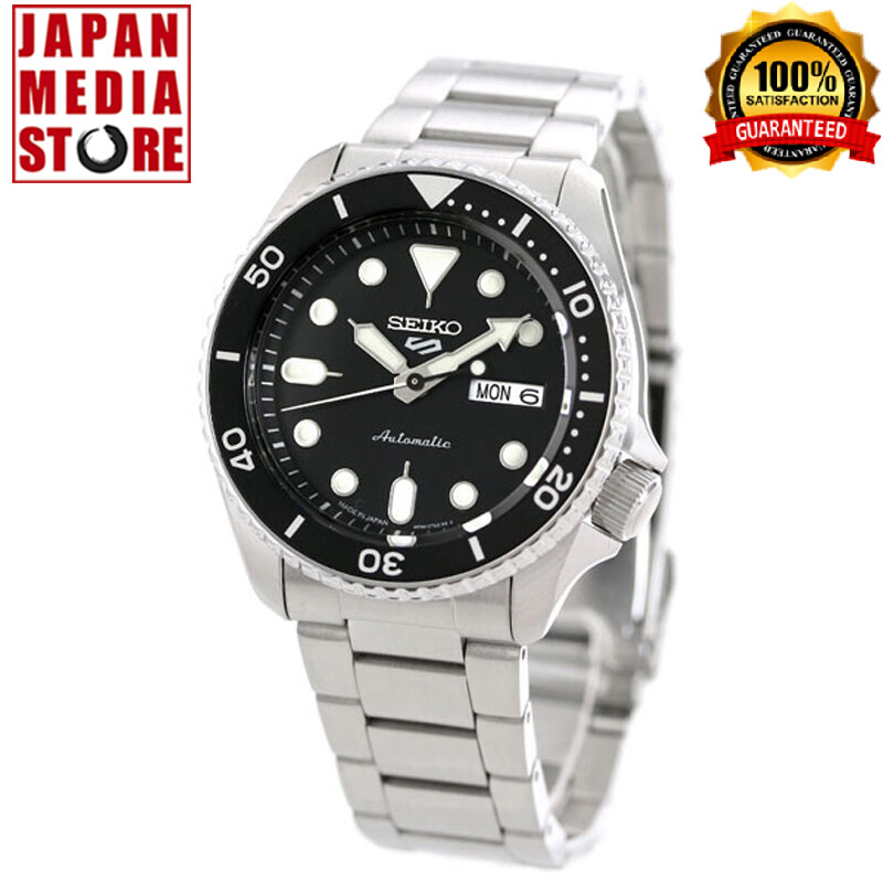 Pre-owned Seiko 5 Sport Sbsa005 Black Dial Automatic Mechanical Men Watch Brand Japan