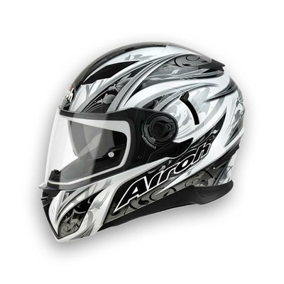 Airoh Movement Flowers Sonnenblende Street Motorrad Helm Integral Racing