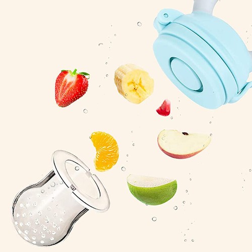 Baby Fruchtsauger Schnuller Obst Gemüse Beißring für Babynahrung Lebensmittel