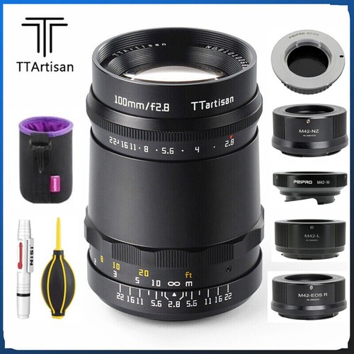 TTArtisan 100mm F2.8 Soap Bubble BOKEH Lens for M42 Canon Nikon
