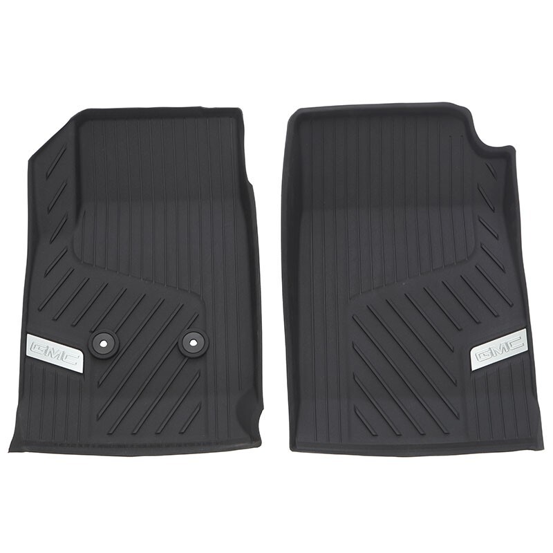 OEM GM 2018-2022 GMC Canyon Front All Weather Floor Mat Liners Black 84708357