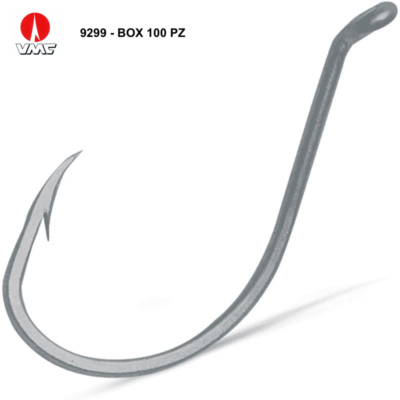 AMI VMC SERIE 9299 SIZE 1/0 PERMASTEEL MARE PESCE SERRA INNESCO VIVO 100 PZ