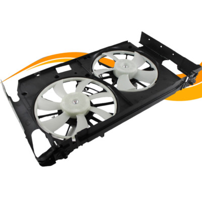 for 2006 2007-2011 2012 Toyota RAV4 Dual Radiator Condenser Cooling Fan Assembly