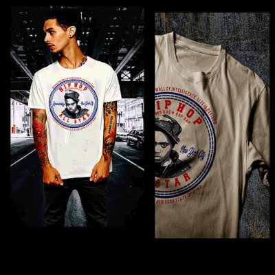 Hip Hop T-shirt NY DJ 90s Rap Music Nas Queensbridge NY battle rap tee
