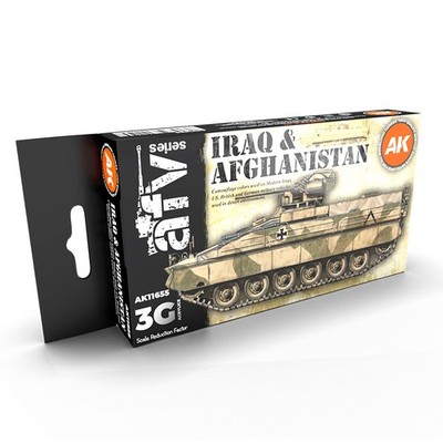 Ensemble de peinture acrylique camouflage moderne - véhicules Irak et Afghani...