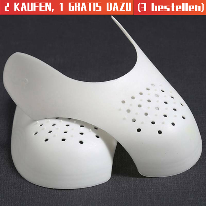 Herren Damen Shoe Protector Anti Crease Sneaker Schutz Shield Zehenkappen Schutz